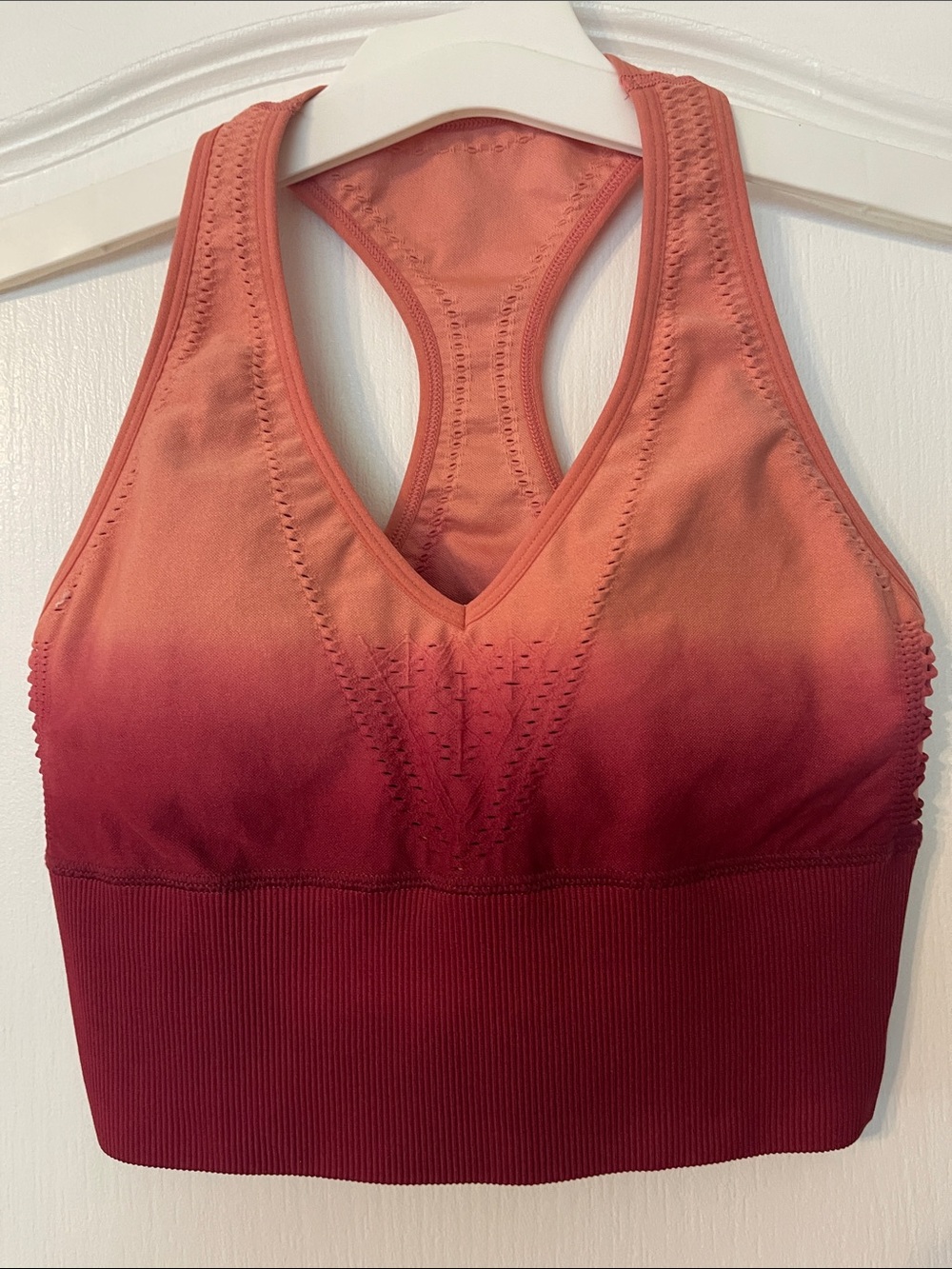 Victoria’s Secret Pink/Sports Bra Sz S/P Red/Pink